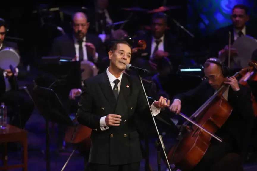 فى ختام مهرجان ومؤتمر الموسيقى العربية 34 .. مدحت صالح وعمرو سليم يجمعان أصالة الفن بجمال الألحان